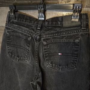 tommy hilfiger black denim jeans